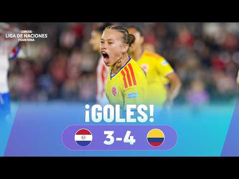 GOLES | PARAGUAY vs. COLOMBIA | CONMEBOL LIGA DE NACIONES FEMENINA
