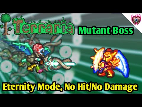 Terraria Fargo's Mod Mutant Boss Fight No Hit/No Damage Eternity Mode