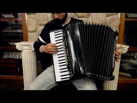 4113 - Black Iorio Candido Two Star Piano Accordion LMMH 41 120 $1199