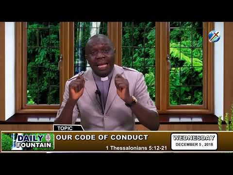 DAILY FOUNTAINOF DECEMBER 5, 2018 - REV'D CANON DR. JOSEPH CHUKWUMA