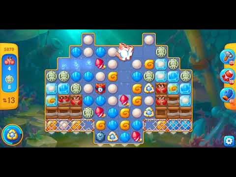 Fishdom. 5879 level no boosters and diamonds