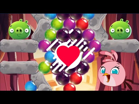 AB POP Angry Birds Level 396-398 game play hard level Win Win with high score!