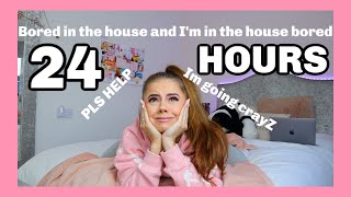 24 Hours in my BEDROOM Challenge!! || Ellie Louise