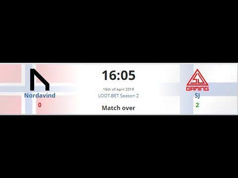 Nordavind vs. SJ (0:2) at LOOT.BET Season 2  (16.04.2019)