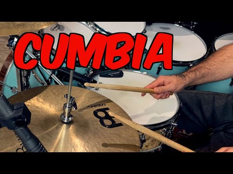 Como TOCAR CUMBIA en la BATERÍA (VARIACIONES)