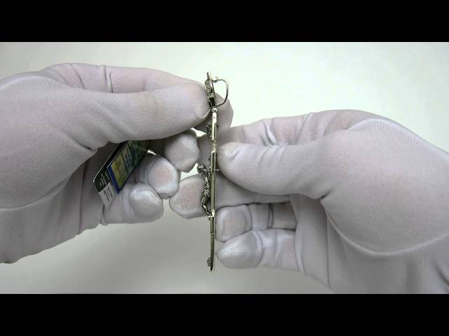 Срібний хрест вкх142 Відео огляд