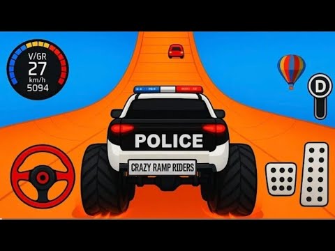 Insane Police Monster Truck Stunts 🚓💥 | Extreme Racing & Mega Ramp Gameplay