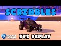 Scrzbbles Ranked 2v2 POV #26 - Scrzbbles & FK VS majicbear & Tvaristo - Rocket League Replays
