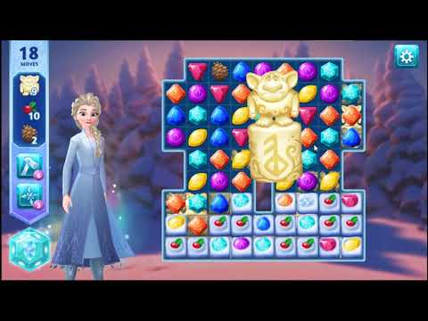 Disney Frozen Adventures Level 215 - NO BOOSTERS ❄️👸⛄ | SKILLGAMING ✔️