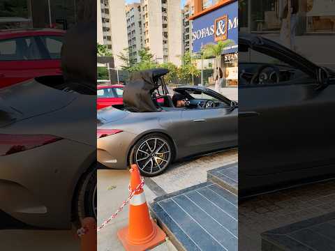 Mercedes-Benz sl55 AMG weird by turbo v8#shorts soft top convertible#sl55 #amg #car #mercedescls 🚨👁️