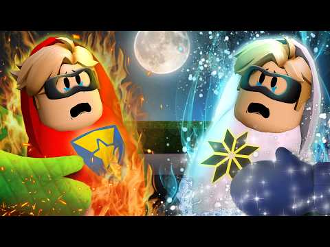 SUPERHERO Twins Separated At BIRTH! (A Roblox Movie)