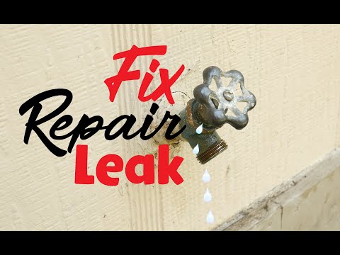 How To Repair Fix Outdoor Water Faucet Easy Simple