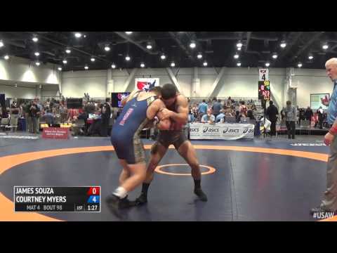 85 Round of 16 - James Souza, All Navy vs Courtney Myers, Army WCAP
