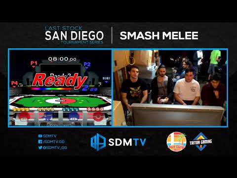 LSSD 141 - Destroyah & Babaganoush vs. Jason & Surferdude866 - SSBM Losers Finals - Smash Melee
