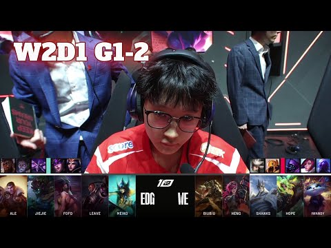 WE vs EDG - Game 2 | Week 2 Day 1 LPL Spring 2023 | Team WE vs Edward Gaming G2
