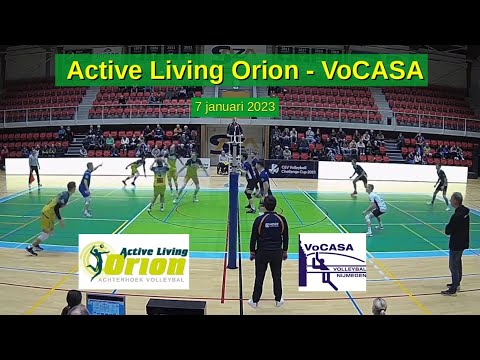 2023-01-07 Active Living Orion - VoCASA (samenvatting, 9 min) Eredivisie Heren Volleybal