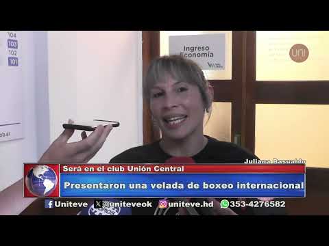 Presentaron una velada de boxeo internacional
