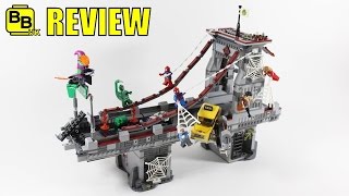 YouTube thumbnail: LEGO SPIDER-MAN ULTIMATE BRIDGE BATTLE 76057 SET REVIEW