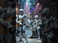 The robots are playing music and making their own band for a concert #music #robot