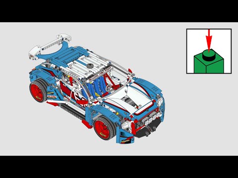 LEGO Technic 42077, Rally Car - building instructions