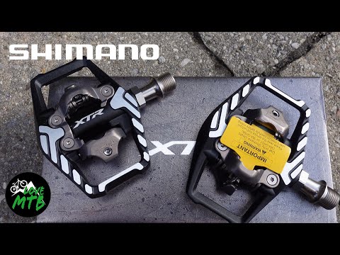 Shimano XTR Trail M9120 Pedals - Quick Check vs XTR Race M9000 - Cleat, SPD