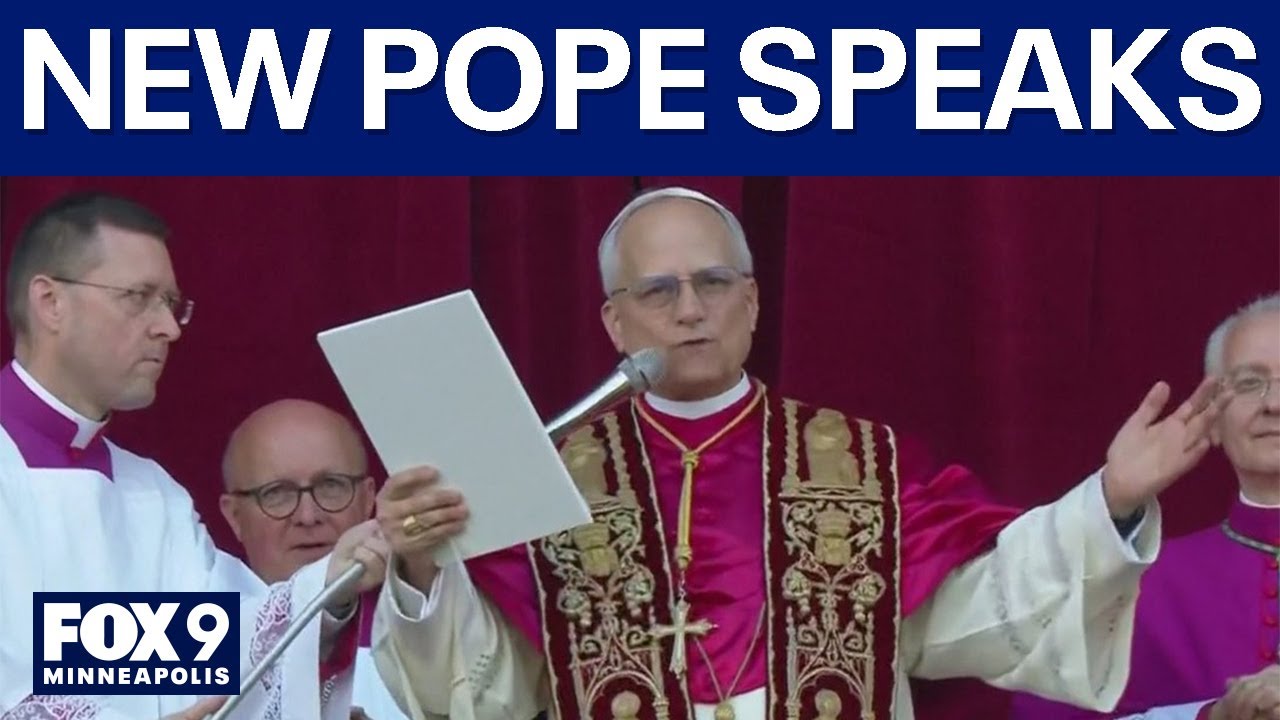 New Pope Leo XIV speaks for first time [RAW]