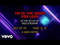 Rod Stewart - I'm In The Mood For Love (Karaoke Guide Vocal)