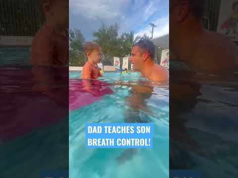 FATHER TEACHING HIS SON BREATH CONTROL