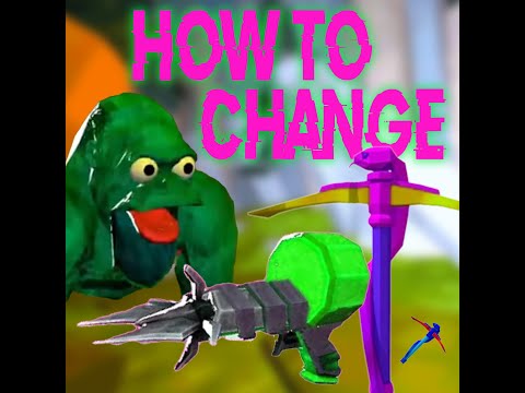 How to change color and size of items in animal company vr