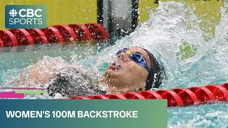 Kylie Masse, Taylor Ruck and more in women's 100m backstroke final at 2026 Canadian Swimming Trials