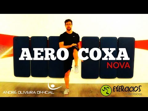 Aero Coxa - Aula de Aeróbica com trabalho de coxas - www.exerciciosaerobicos.net