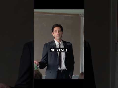 Il n’y a qu’une seule règle dans son cours | prt1 #respect #motivation #école