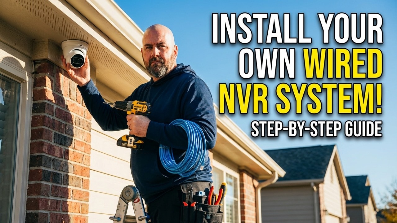 Install Your Own Wired NVR Security System in One Day