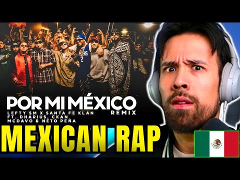 This is MEXICAN RAP!? Por Mi Mexico Remix REACTION - Lefty SM