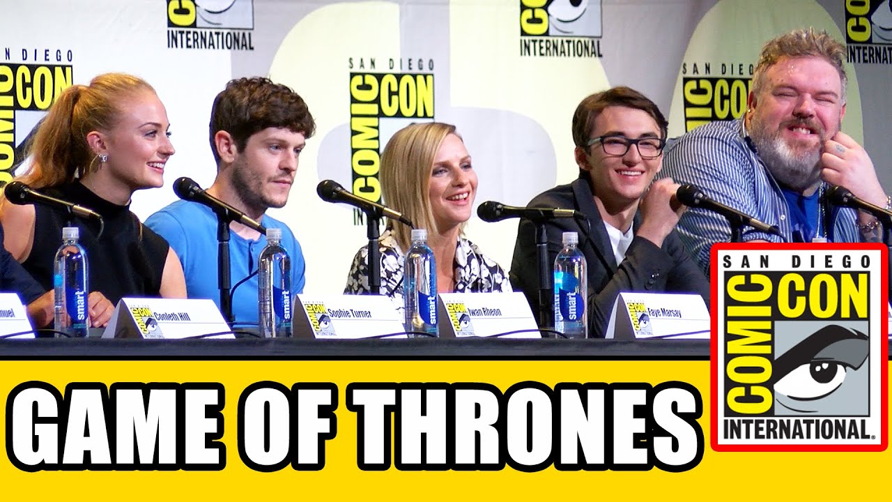GAME OF THRONES Comic Con Panel (Part 1) - Sophie Turner, Iwan Rheon, Kristian Nairn & Season 7 News