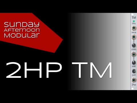 2hp TM Eurorack Random Sequence Generator Module - Black. - Black image 2