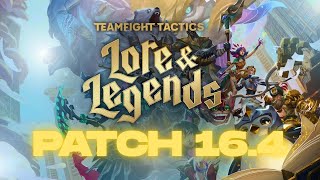 Analyse du nouveau PATCH TFT 16.4 avec Torlk !