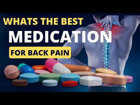 Whats the best legal medication for back pain relief?