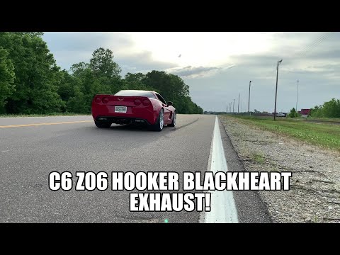 C6 Z06 Hooker Blackheart Exhaust