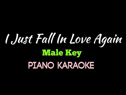 I Just Fall In Love Again (MALE KEY) Piano Karaoke by Aldrich Andaya