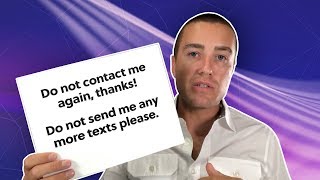 Please Stop Sending Me Text Messages!