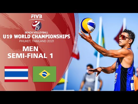 THA vs. BRA - Men's Semi-Final | U19 Beach Volleyball World Champs 2021