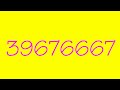 Colorful Numbers 1 To 100 Million