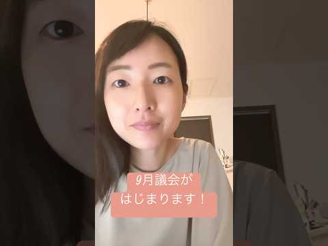 政治学科 9月議会のおおまかなスケジュールをご紹介(2025.9) #武蔵野市 #武蔵野市議会