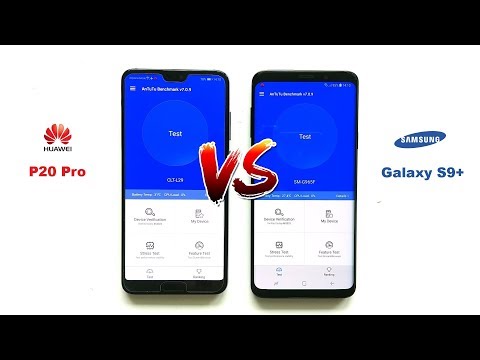 Samsung Galaxy S9 Plus vs Huawei P20 Pro - AnTuTu Benchmark