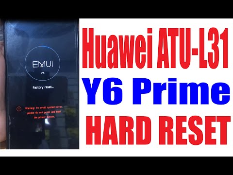 Huawei ATU-L31 Y6 Prime (2018) HARD RESET