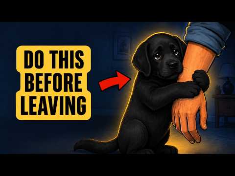 Do This 5 Minutes Before Leaving Your Dog Alone