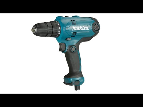 Elektrinis suktuvas-gręžtuvas Makita DF0300 video