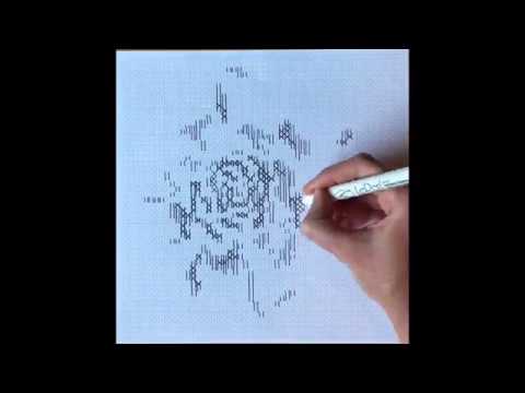 Color Squared Continuous Lines Method