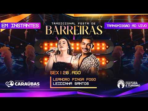 TRADICIONAL FESTA DE BARREIRAS EM CARAÚBAS | AO VIVO 🔴